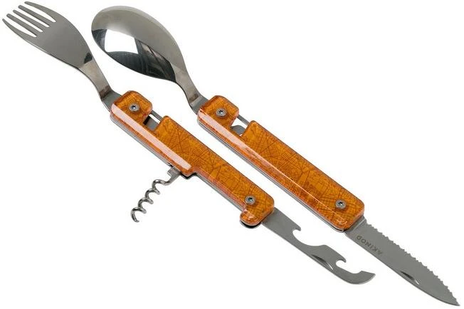 Akinod Multifunctional Cutlery 13H25 Downtown Orange, Outdoor Cutlery 2 Akinod Multifunctional Cutlery 13H25 Downtown Orange, Outdoor Cutlery - Image 2