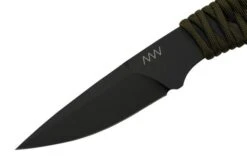 ANV Knives P100 Sleipner Cerakote, Olive Paracord, P100-039, Black Kydex Sheath, Neck Knife -Knife Sale Shop ANVP100 039 03 anv