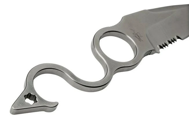 Amare Knives 6F Serration Sixth-Finger 202105 Droppoint, Fixed Knife 5 Amare Knives 6F Serration Sixth-Finger 202105 Droppoint, Fixed Knife - Image 5