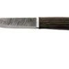 Autine Damascus Bushcraft, Wengé, Damask, Brown RH Sheath, Bushcraft Knife