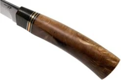 Autine Puukko, Stainless Damascus, Brown RH Sheath 12 Autine Puukko, Stainless Damascus, Brown RH Sheath -Knife Sale Shop AT PUUKO DAM 05 autine