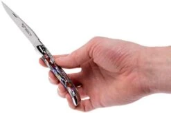 Laguiole En Aubrac 10 Cm Pocket Knife Harlequin Acrylic, L0210ARLI-FSI1 -Knife Sale Shop AUL0210ARLI FSI1 08 laguiole en aubrac aul0210arli fsi1 08