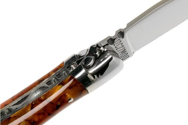 Laguiole En Aubrac L0210PPCI/FSI1 Popcorn Inlays Laguiole Knife 6 Laguiole En Aubrac L0210PPCI/FSI1 Popcorn Inlays Laguiole Knife - Image 6