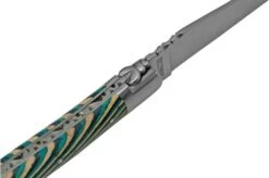 Laguiole En Aubrac Samba Turquoise L0212SATIF Turquoise Samba Wood, Matt, Laguiole Pocket Knife, 12 Cm -Knife Sale Shop AUL0212SATIF 06 laguioleaubrac