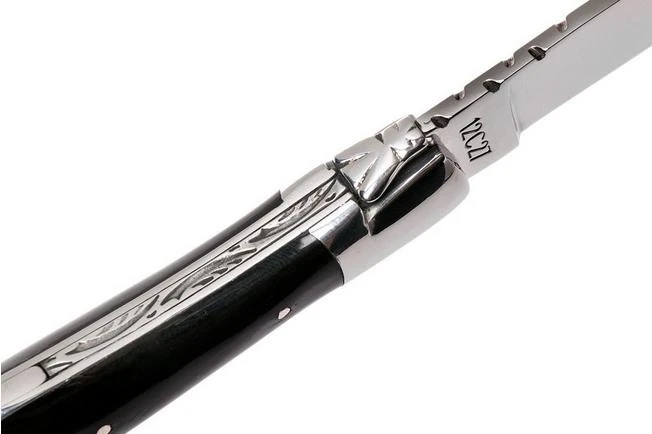 Laguiole En Aubrac 12 Cm Pocket Knife With Corkscrew Horn, L0312CPI-SSI1 7 Laguiole En Aubrac 12 Cm Pocket Knife With Corkscrew Horn, L0312CPI-SSI1 - Image 7