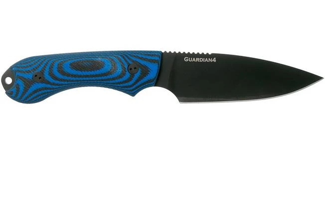 Bradford Guardian 4, 3D Black-Blue G10 Guardian 4 CPM 3V, Full Flat Black DLC 4FH-113B-3V 2 Bradford Guardian 4, 3D Black-Blue G10 Guardian 4 CPM 3V, Full Flat Black DLC 4FH-113B-3V - Image 2
