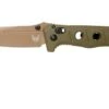 Benchmade 273FE-2 Sibert Mini Adamas OD Green G10, Flat Earth Pocket Knife, Shane Sibert Design