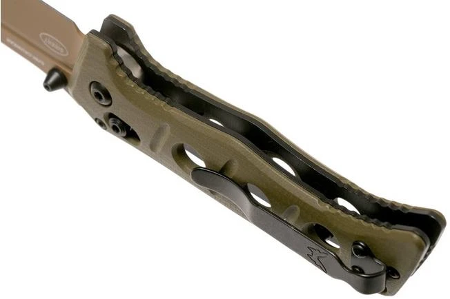 Benchmade 273FE-2 Sibert Mini Adamas OD Green G10, Flat Earth Pocket Knife, Shane Sibert Design 5 Benchmade 273FE-2 Sibert Mini Adamas OD Green G10, Flat Earth Pocket Knife, Shane Sibert Design - Image 5