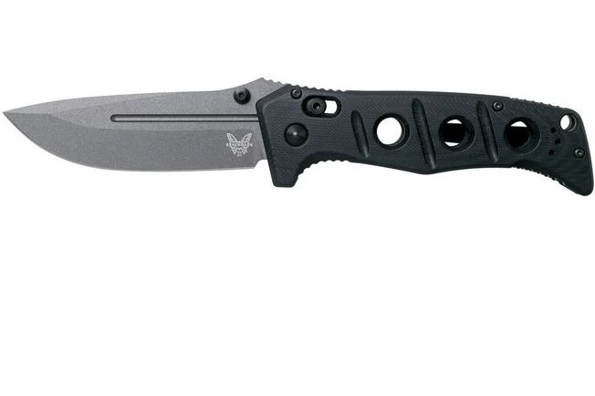Benchmade 275GY-1 Sibert Adamas Black G10, Tungsten Grey Pocket Knife, Shane Sibert Design 1 Benchmade 275GY-1 Sibert Adamas Black G10, Tungsten Grey Pocket Knife, Shane Sibert Design