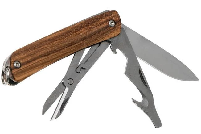 Böker Plus Mini Tech-Tool Zebrawood 4 01BO879 Keychain Pocket Knife 2 Böker Plus Mini Tech-Tool Zebrawood 4 01BO879 Keychain Pocket Knife - Image 2