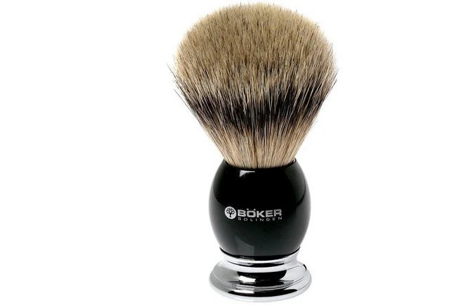 Böker Premium Black Shaving Brush 04BO128 Shaving Brush 1 Böker Premium Black Shaving Brush 04BO128 Shaving Brush