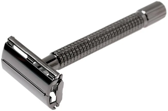 Böker Safety Razor Butterfly L Gunmetal Grey 04BO218 1 Böker Safety Razor Butterfly L Gunmetal Grey 04BO218
