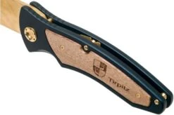 Böker Tirpitz Damast Gold 42 Limited Edition 110196DAM Pocket Knife -Knife Sale Shop BO110196DAM 08 boker