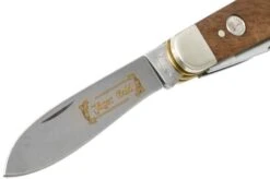 Böker Jagdmesser Quadro Jäger Gold 110646 Hunting Knife With Leather Sheath -Knife Sale Shop BO110646 03 boker
