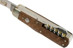 Böker Jagdmesser Quadro Jäger Gold 110646 Hunting Knife With Leather Sheath -Knife Sale Shop BO110646 07 boker