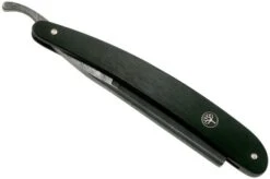 Böker Manufaktur Ebony Damascus Straight Razor 140609DAM 12 Böker Manufaktur Ebony Damascus Straight Razor 140609DAM -Knife Sale Shop BO140609DAM 06 boker