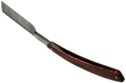 Böker Manufaktur Damascus Curly Birch 140610DAM Straight Razor -Knife Sale Shop BO140610DAM 04 boker