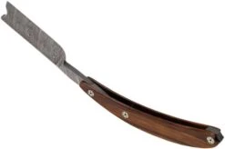 Böker Manufaktur Master Cutter Damascus, Desert Ironwood 140800DAM Straight Razor -Knife Sale Shop BO140800DAM 05 boker