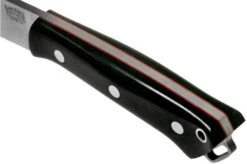 Bark River Fox River CPM 3V, Black Canvas Micarta With Red Liners -Knife Sale Shop BRK01 123BRKC RL 05 bark river knives