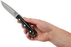 Bark River Fox River CPM 3V, Black Canvas Micarta With Red Liners -Knife Sale Shop BRK01 123BRKC RL 06 bark river knives