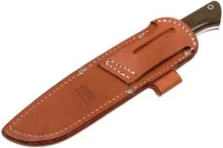 Bark River Aurora LT A2, Green Canvas Micarta, Red Liners -Knife Sale Shop BRK06 113GRCRL 08 bark river brk06 113grcrl 08