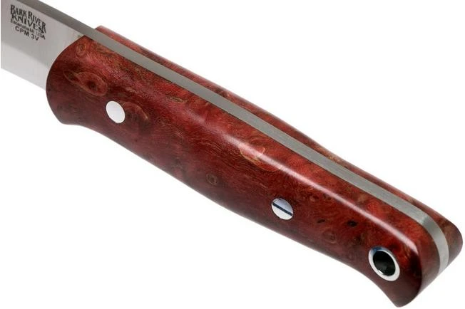 Bark River Bushcrafter II CPM 3V Hellfire Maple Burl 5 Bark River Bushcrafter II CPM 3V Hellfire Maple Burl - Image 5