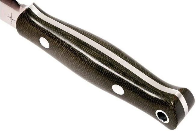 Bark River Bushcrafter I CPM 154, Green Canvas Micarta 4 Bark River Bushcrafter I CPM 154, Green Canvas Micarta - Image 4