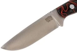 Bark River Bravo Necker II CPM 154CM, Lava Flow Kirinite, Black Sheath -Knife Sale Shop BRK07 002LFK 03 bark river brk07 002lfk 03
