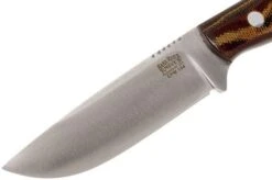 Bark River Bravo Necker II CPM 154CM, Burgundy Snakeskin Micarta -Knife Sale Shop BRK07 002SBC 03 bark river brk07 002sbc 12
