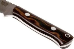 Bark River Bravo Necker II CPM 154CM, Burgundy Snakeskin Micarta -Knife Sale Shop BRK07 002SBC 04 bark river brk07 002sbc 13