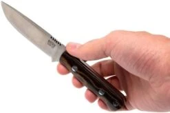 Bark River Bravo Necker II CPM 154CM, Burgundy Snakeskin Micarta -Knife Sale Shop BRK07 002SBC 06 bark river brk07 002sbc 15