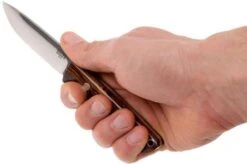 Bark River Bravo EDC A2 Rampless, Desert Ironwood, Brown Sheath -Knife Sale Shop BRK07 007DIW1 06 bark river brk07 007diw1 06