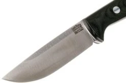 Bark River Bravo 1 LT Cru Wear, Black Canvas Micarta, Rampless -Knife Sale Shop BRK07 166BRKC RS 03 bark river brk07 166brkc rs 03