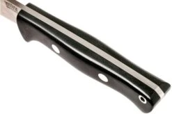 Bark River Bravo 1 LT Cru Wear, Black Canvas Micarta, Rampless -Knife Sale Shop BRK07 166BRKC RS 05 bark river brk07 166brkc rs 05