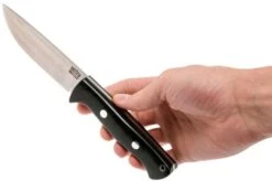 Bark River Bravo 1 LT Cru Wear, Black Canvas Micarta, Rampless -Knife Sale Shop BRK07 166BRKC RS 06 bark river brk07 166brkc rs 06