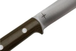 Bark River Mini Kephart CPM 3V Green Canvas Micarta, Bushcraft Knife -Knife Sale Shop BRK08 023GCM 05 barkriver