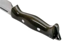 Bark River Bravo Tope Recon CPM 3V Green Canvas Micarta Rampless Survival Knife 10 Bark River Bravo Tope Recon CPM 3V Green Canvas Micarta Rampless Survival Knife -Knife Sale Shop BRK10 221GCMR 04 bark river knives