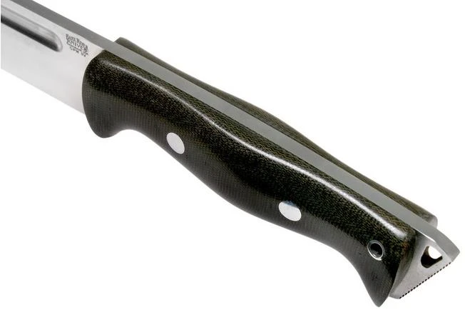 Bark River Bravo Tope Recon CPM 3V Green Canvas Micarta Rampless Survival Knife 5 Bark River Bravo Tope Recon CPM 3V Green Canvas Micarta Rampless Survival Knife - Image 5
