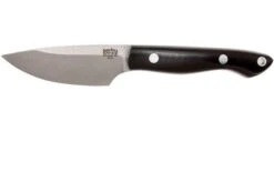 Bark River Kalahari Bushman A2, Black Canvas Micarta, Brown Sheath