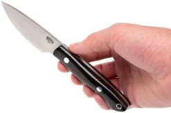 Bark River Kalahari Bushman A2, Black Canvas Micarta, Brown Sheath 13 Bark River Kalahari Bushman A2, Black Canvas Micarta, Brown Sheath -Knife Sale Shop BRK12 116BRKC 06 bark river brk12 116brkc 06