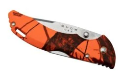Buck Bantam BLW, Mossy Oak, Blaze Orange Camo 0285CMS9 Pocket Knife -Knife Sale Shop BUCK0285CMS9 06 buck