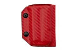 Clip And Carry Kydex Sheath Leatherman Wave, Wave Plus, Carbon Fiber Red LWAVE-CF-RED Belt Holster