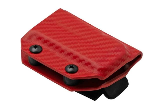 Clip And Carry Kydex Sheath Leatherman Wave, Wave Plus, Carbon Fiber Red LWAVE-CF-RED Belt Holster 2 Clip And Carry Kydex Sheath Leatherman Wave, Wave Plus, Carbon Fiber Red LWAVE-CF-RED Belt Holster - Image 2