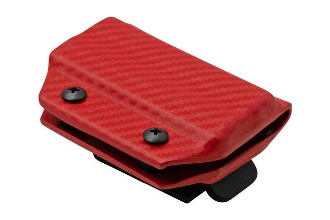 Clip And Carry Kydex Sheath SOG Powerlock, Carbon Fiber Red SPWRLK-CF-RED Belt Holster 2 Clip And Carry Kydex Sheath SOG Powerlock, Carbon Fiber Red SPWRLK-CF-RED Belt Holster - Image 2