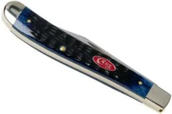 Case Slimline Trapper Navy Blue Bone, Rogers Jig, 07323, 61048 SS Pocket Knife 9 Case Slimline Trapper Navy Blue Bone, Rogers Jig, 07323, 61048 SS Pocket Knife -Knife Sale Shop CE07323 04 case