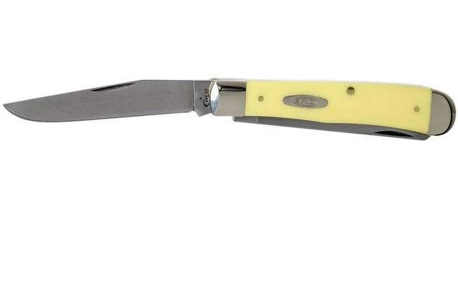 Case Trapper Yellow Synthetic, 00161, 3254 CV Pocket Knife 2 Case Trapper Yellow Synthetic, 00161, 3254 CV Pocket Knife - Image 2