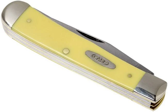 Case Trapper Yellow Synthetic, 00161, 3254 CV Pocket Knife 5 Case Trapper Yellow Synthetic, 00161, 3254 CV Pocket Knife - Image 5