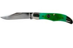 Case Pocket Hunter Clover Green Bone, Sawcut Jig, 23211, 61165 SS Pocket Knife