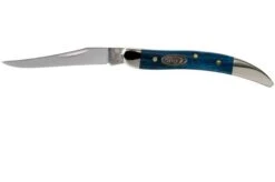 Case Small Texas Toothpick Mediterranean Blue Bone, Smooth, 52804, 610096 SS Pocket Knife
