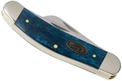 Case Sowbelly Mediterranean Blue Bone, Smooth, 52806, TB6339 SS Pocket Knife -Knife Sale Shop CE52806 04 case